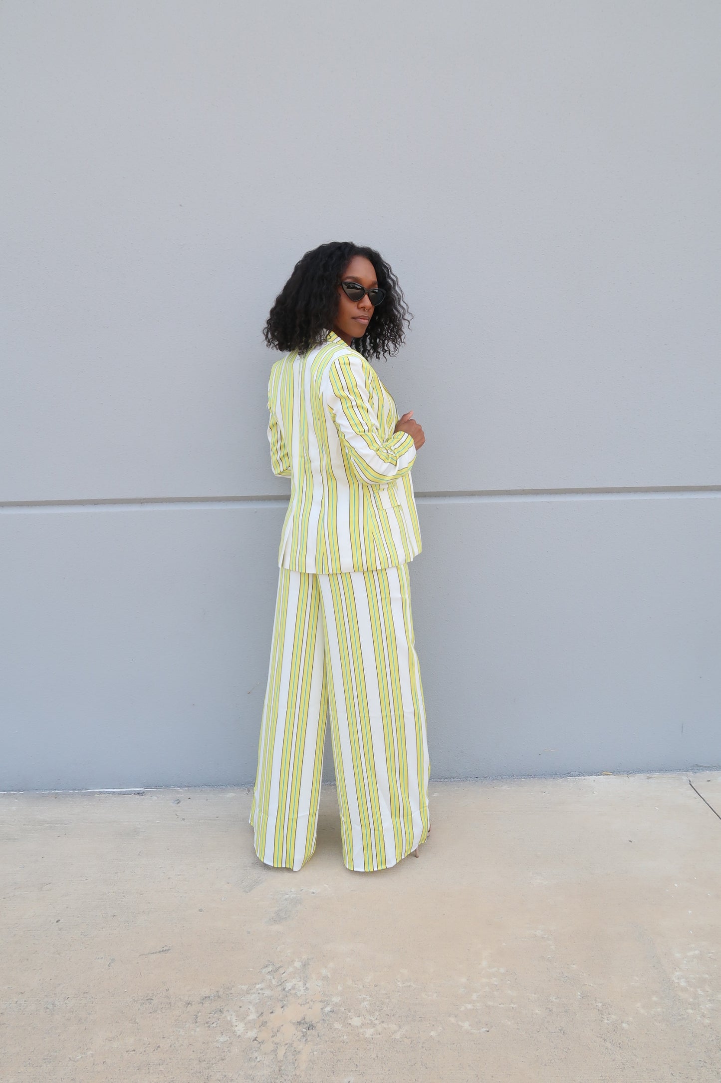 Candy Stripe 3 Piece Suit Set