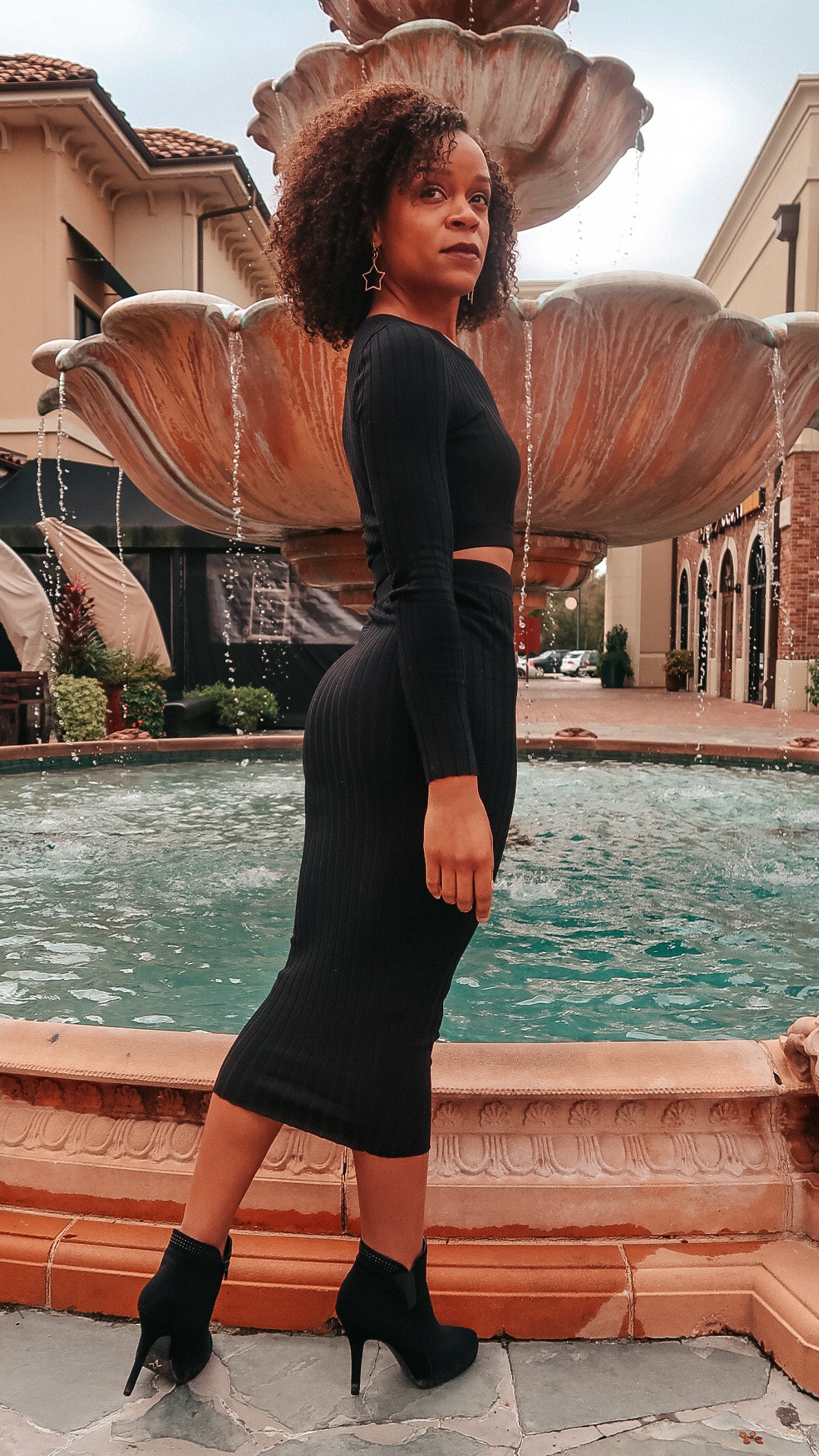 Brynn Cutout Sweater Dress