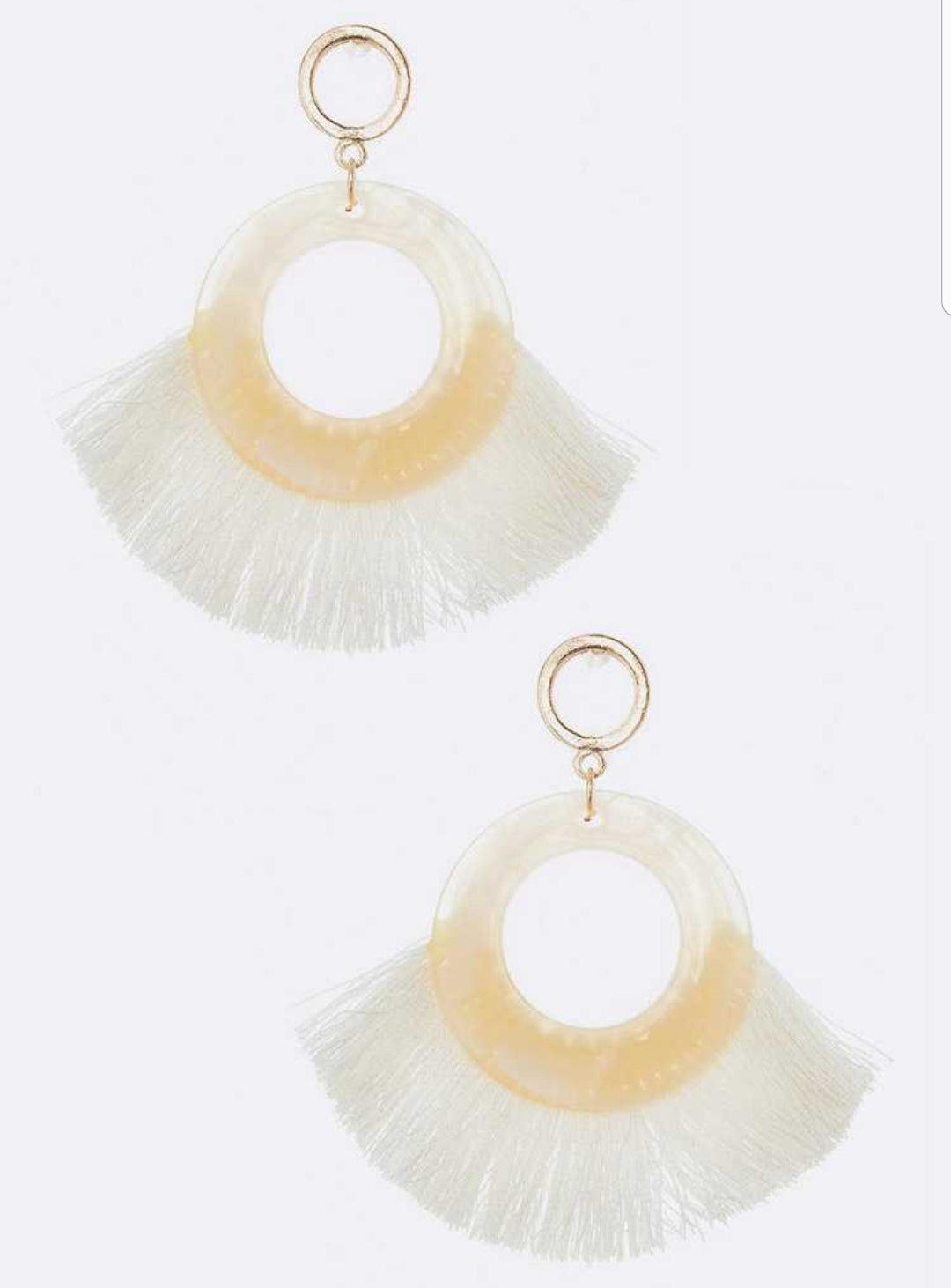 Trixie Fan Tassel Earring