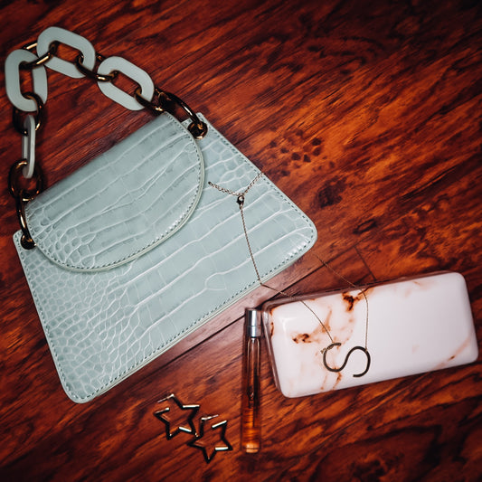 Marble Eyeglass Case